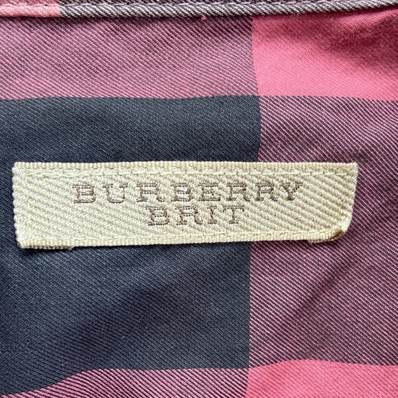 Burberry Brit Button Up Long Sleeve Shirt, Men’s Size Large - Picture 12 of 12
